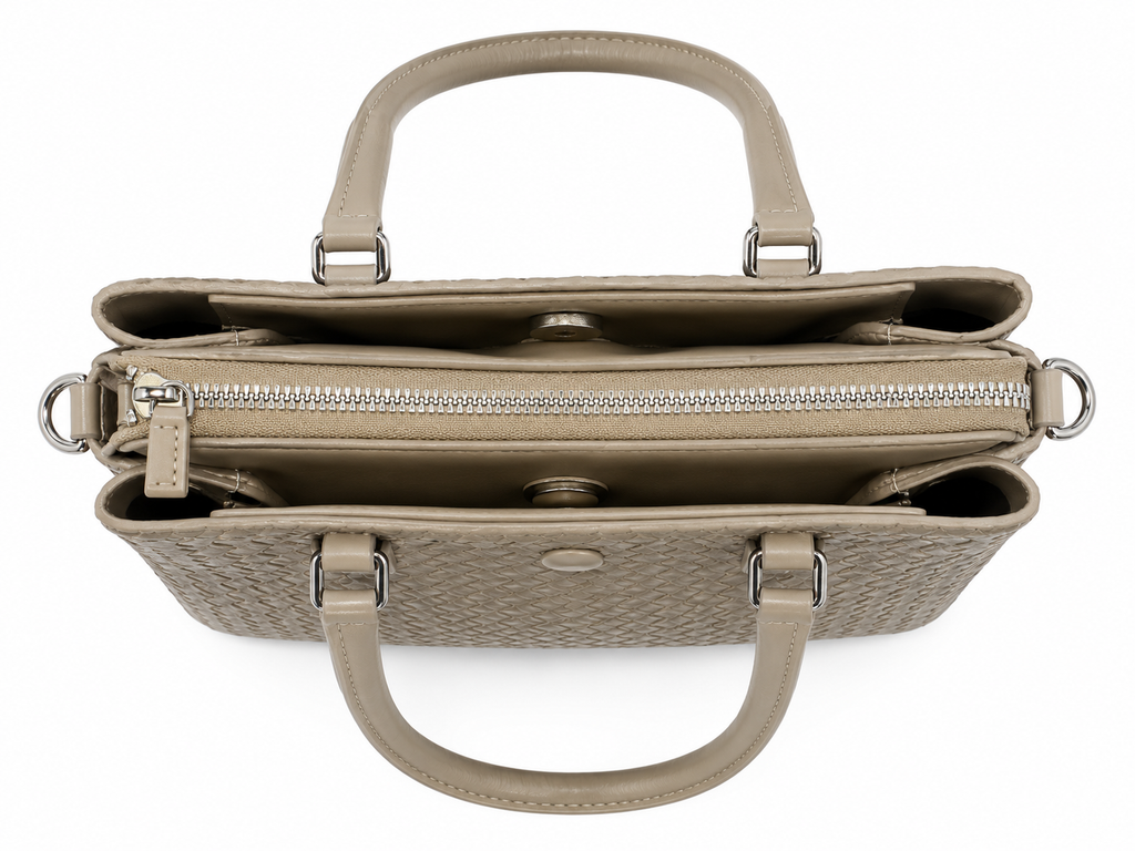 The Serena Woven Satchel