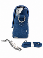 Denim Crossbody Shoulder Bag
