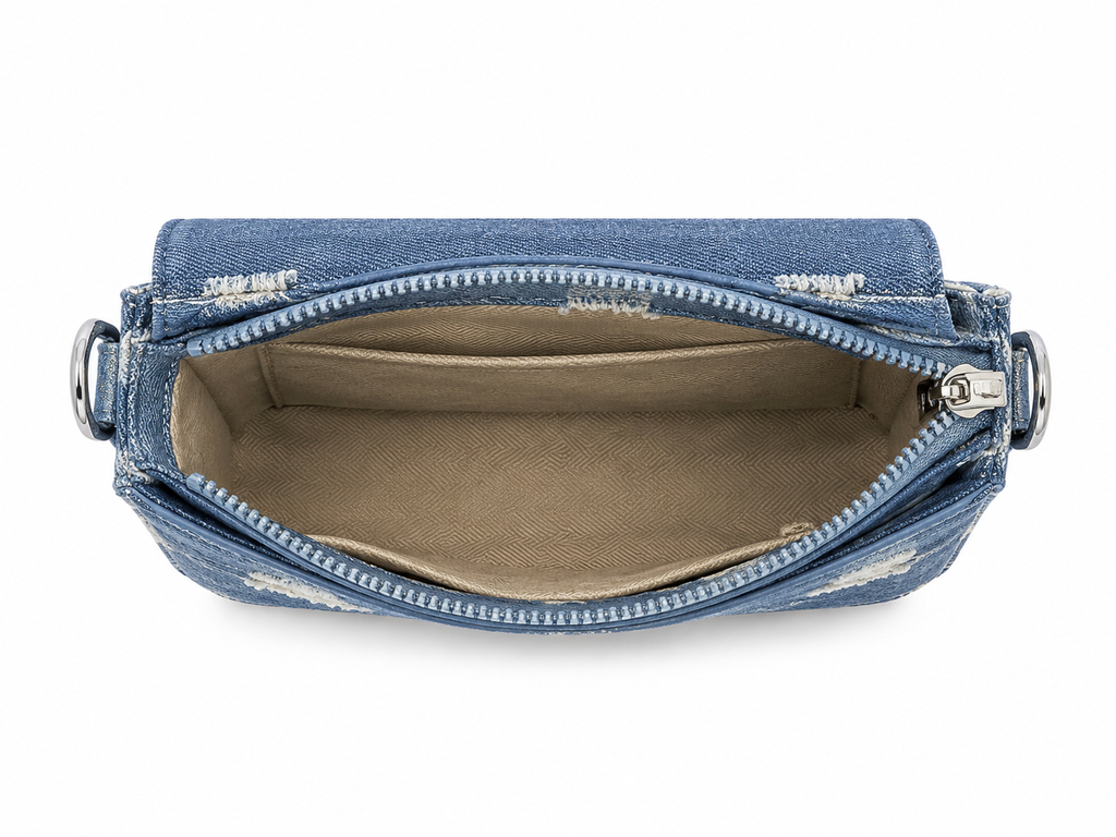 Denim Crossbody Shoulder Bag