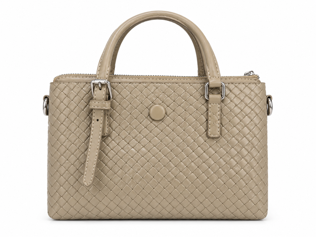 The Serena Woven Satchel