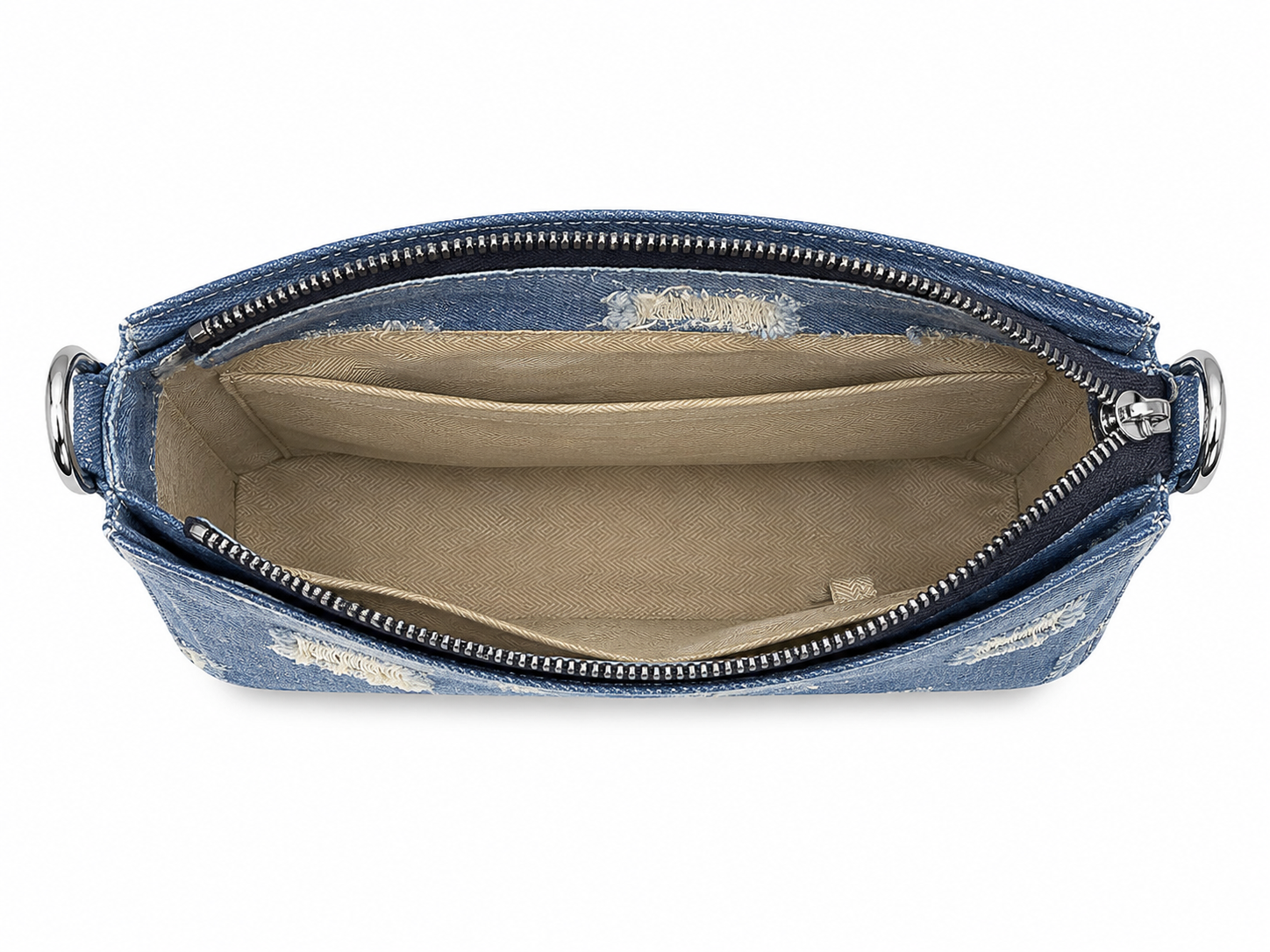 Denim Crossbody Shoulder Bag
