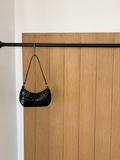 The Noir Moto Shoulder Bag