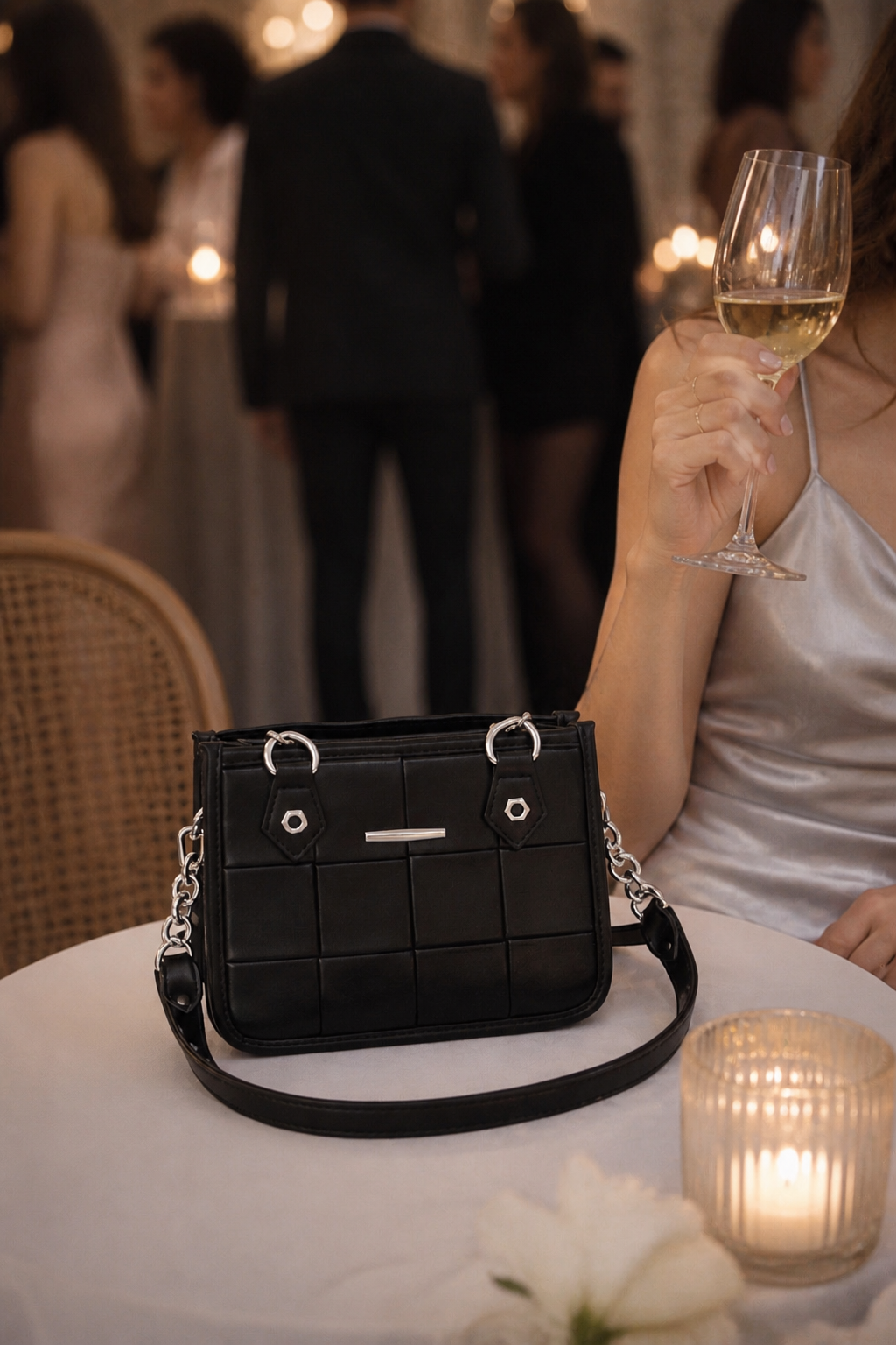 Aurora Chic Quilted Crossbody