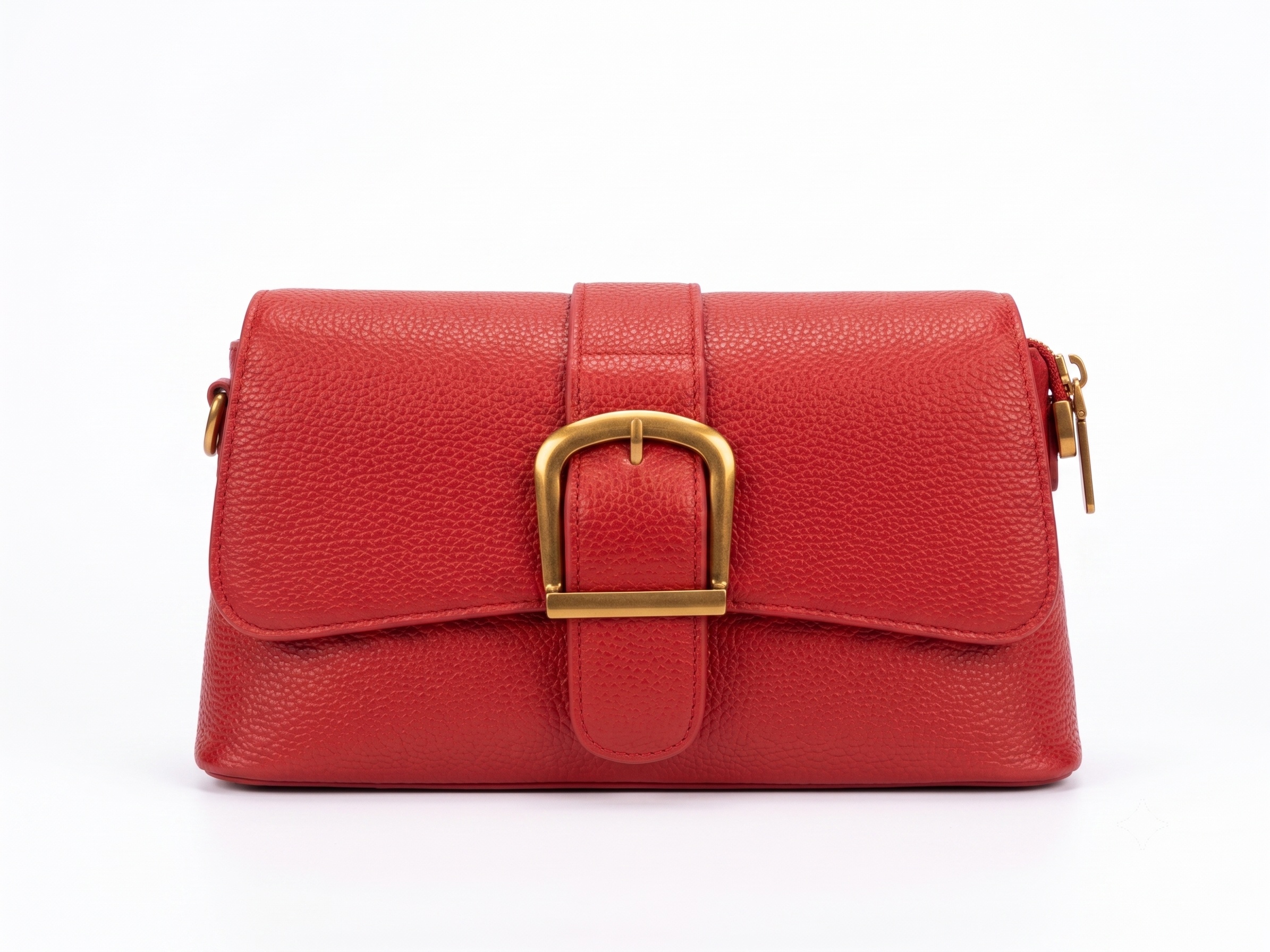 The Crimson Buckle Crossbody