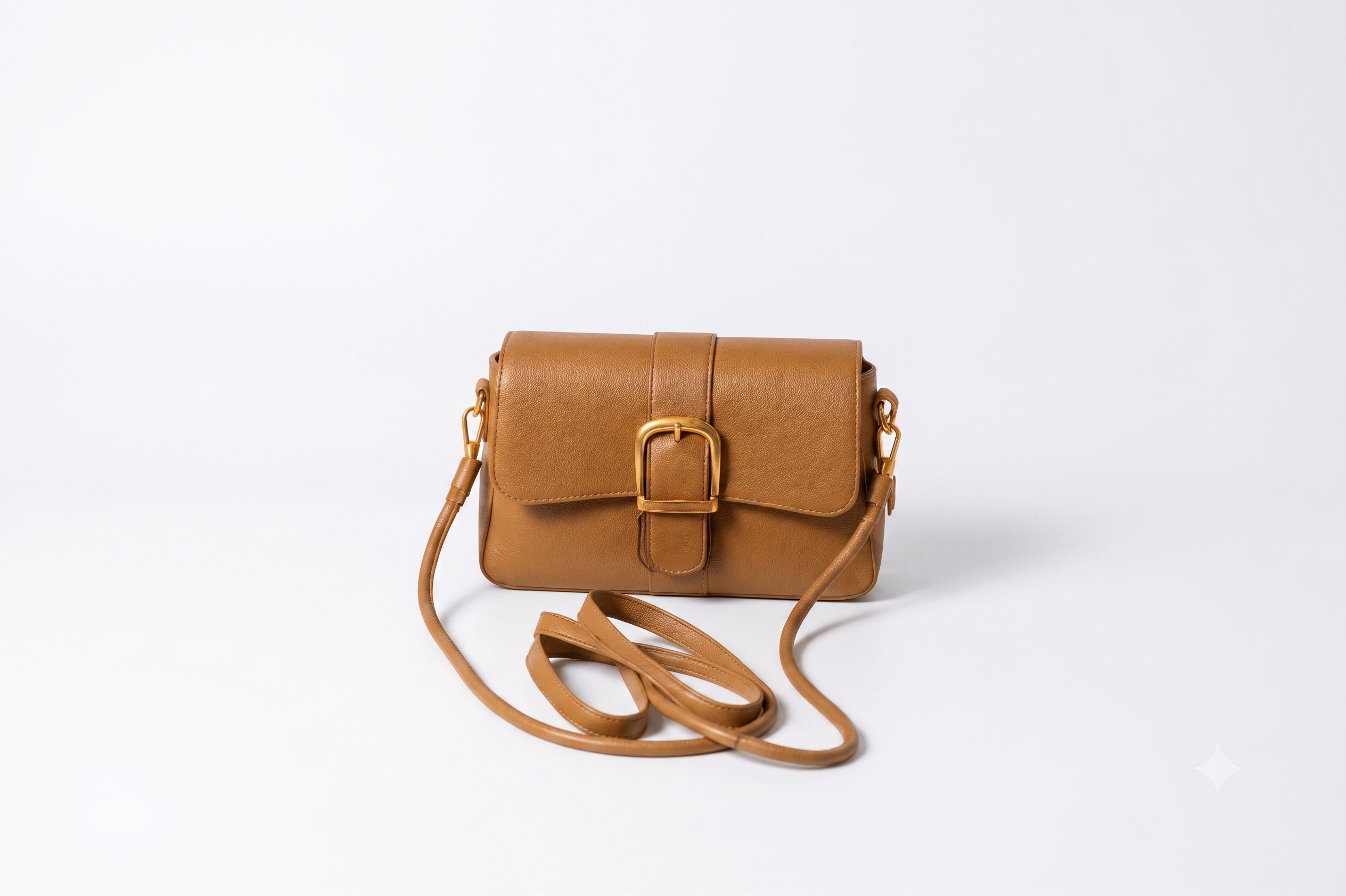 The Crimson Buckle Crossbody