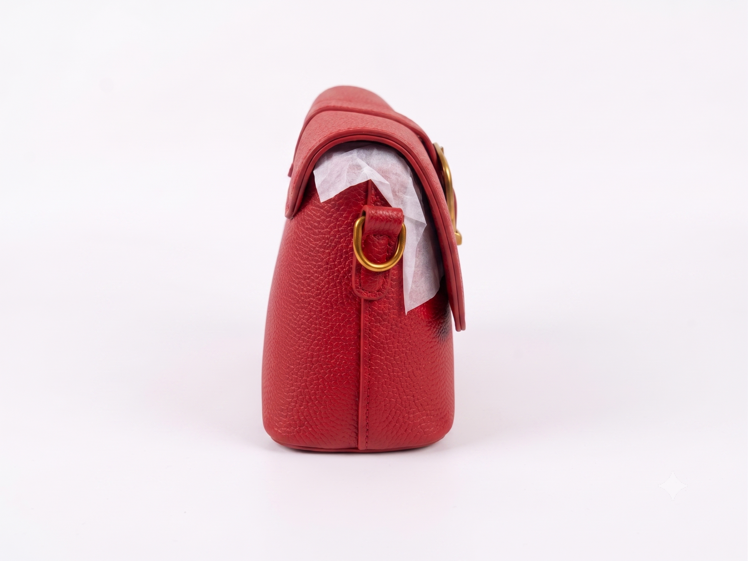 The Crimson Buckle Crossbody