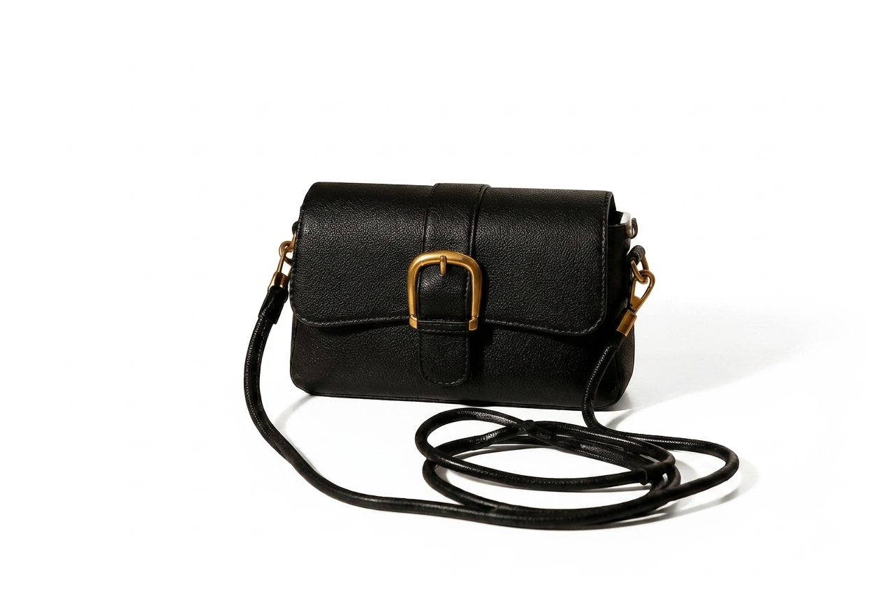 The Crimson Buckle Crossbody