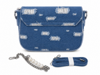 Denim Crossbody Shoulder Bag