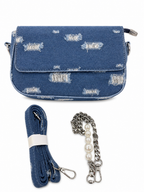 Denim Crossbody Shoulder Bag