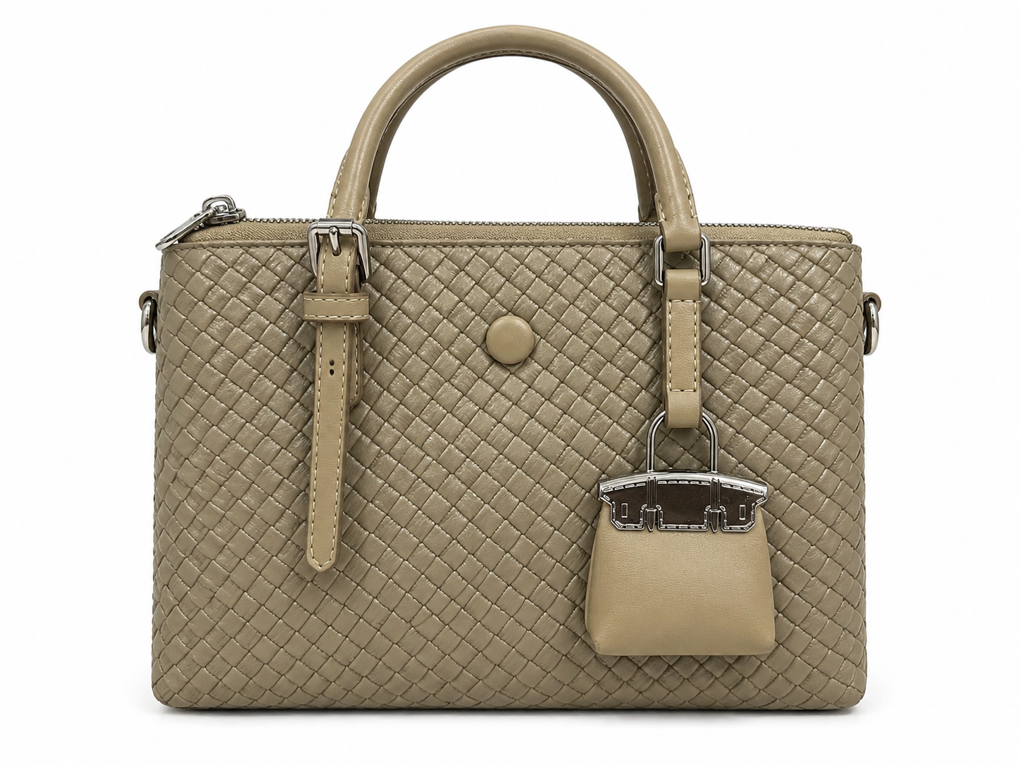 The Serena Woven Satchel