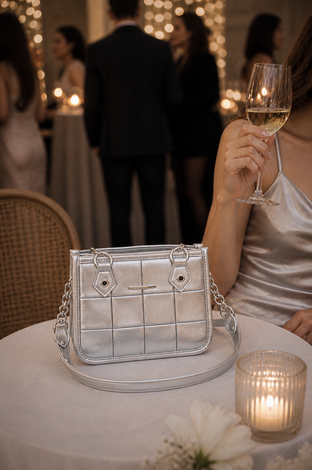 Aurora Chic Quilted Crossbody