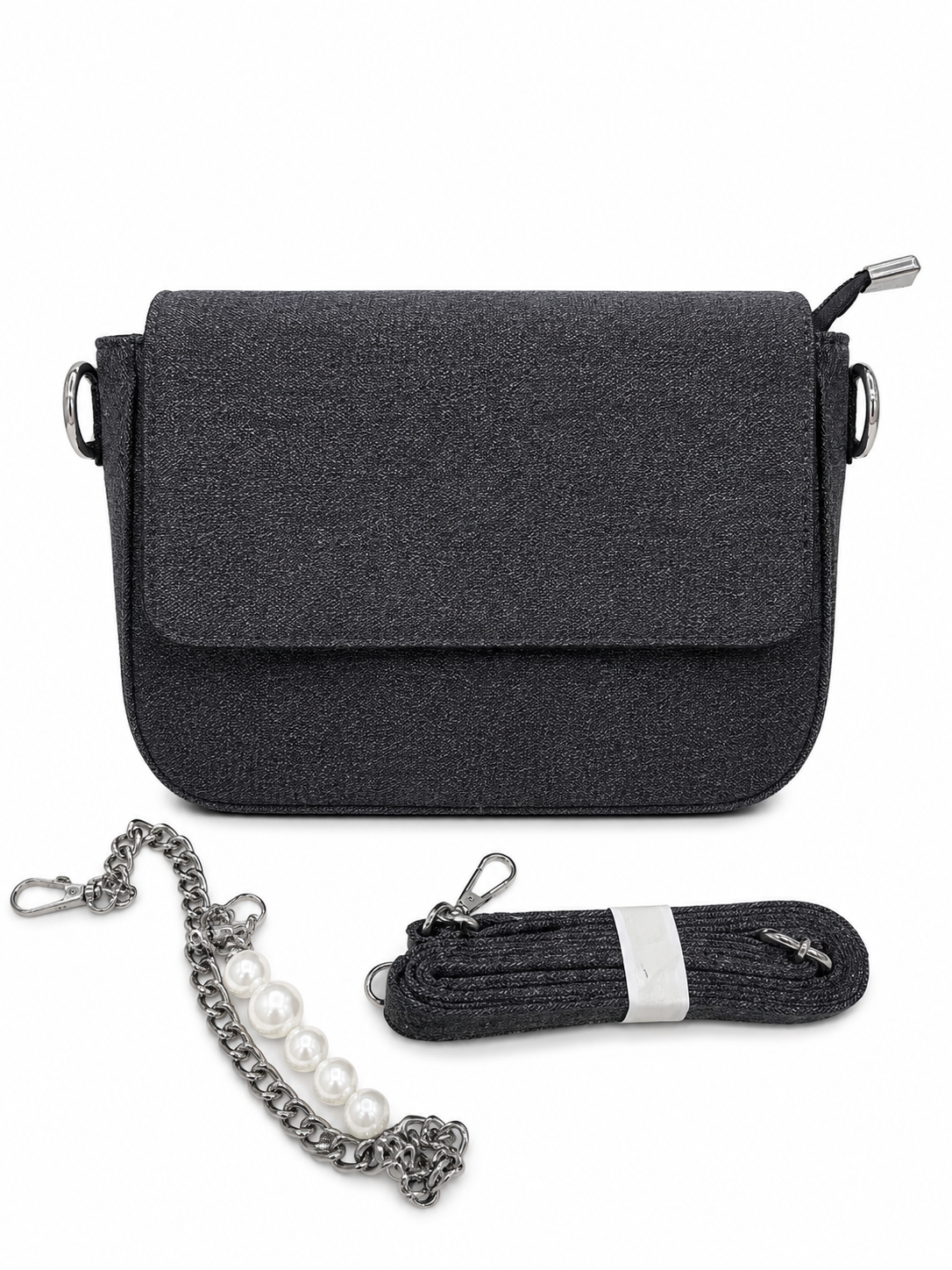 Denim Crossbody Shoulder Bag