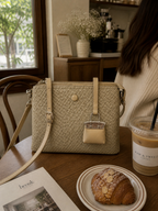The Serena Woven Satchel